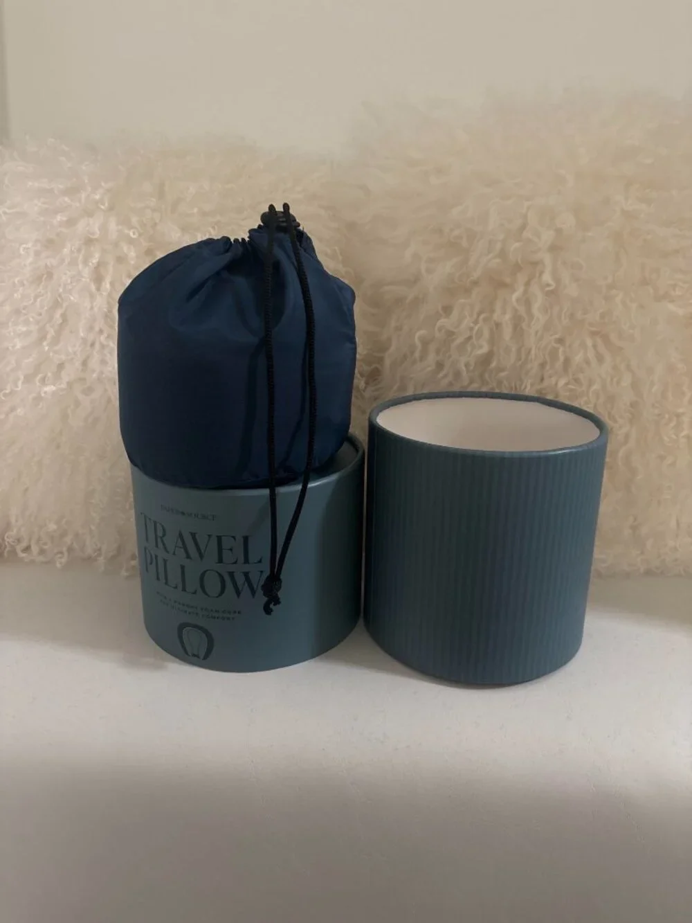 Travel Pillow with Pouch